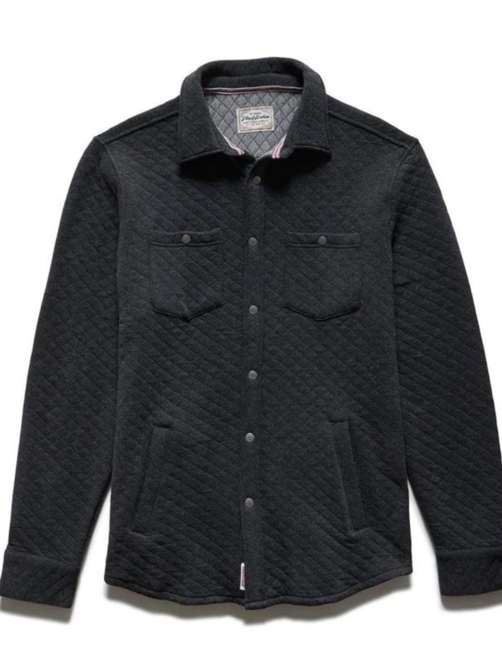 Flag & Anthem Alloway Quilted Shirt Jacket- Charcoal Heather